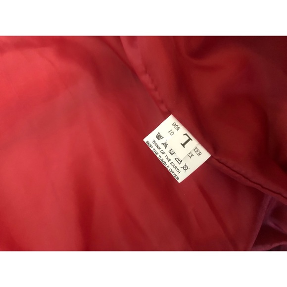 Red Cropped Jacket - Large - Picture 3 of 4